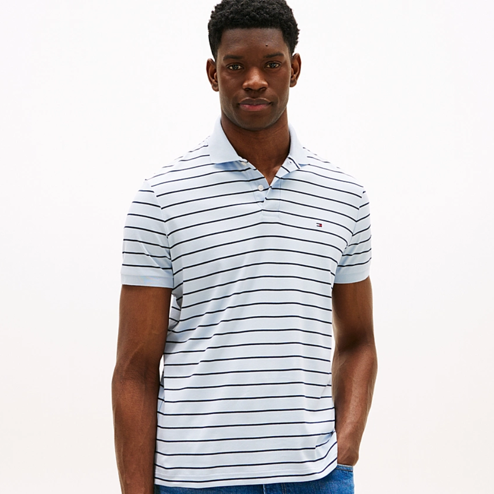 Polo Tommy Hilfiger coupe standard en maille interlock