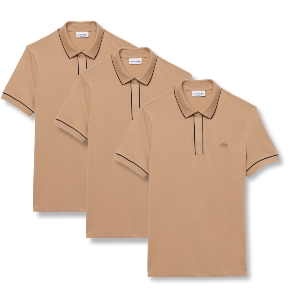 Polo Lascote Regular Fit-Polohemd Paris aus Stretch-Piqué