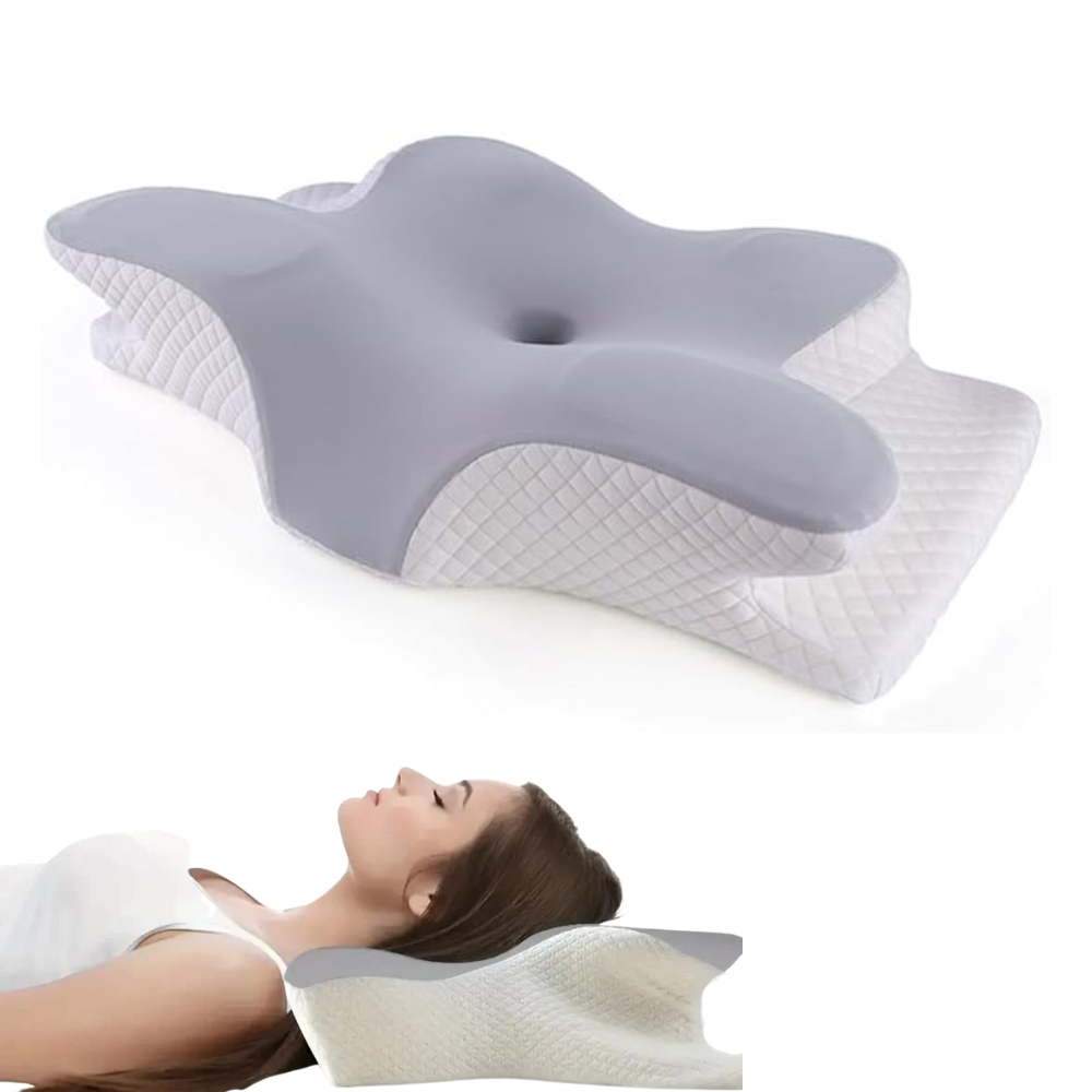 Oreiller memoire de forme Orthopädisches 3D Kopfkissen